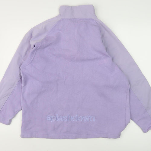 Splashdown Unisex Purple Pullover Sweatshirt M