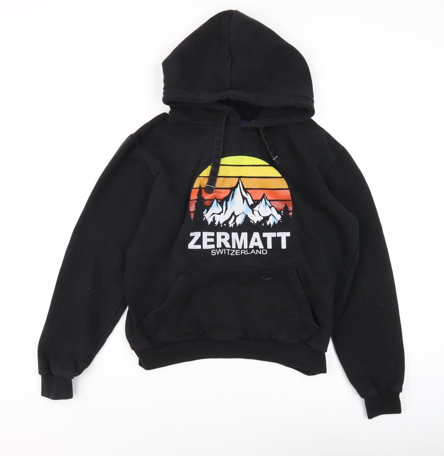 AVOMARKS Black Pullover Hoodie Unisex Adult S