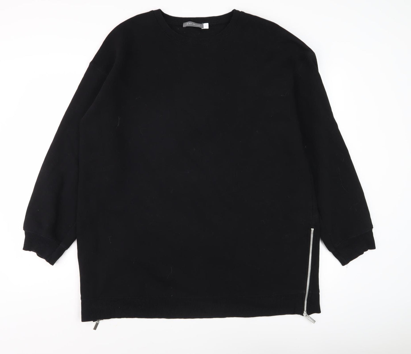 Mint Velvet Women's Black Sweatshirt XL Zip Casual
