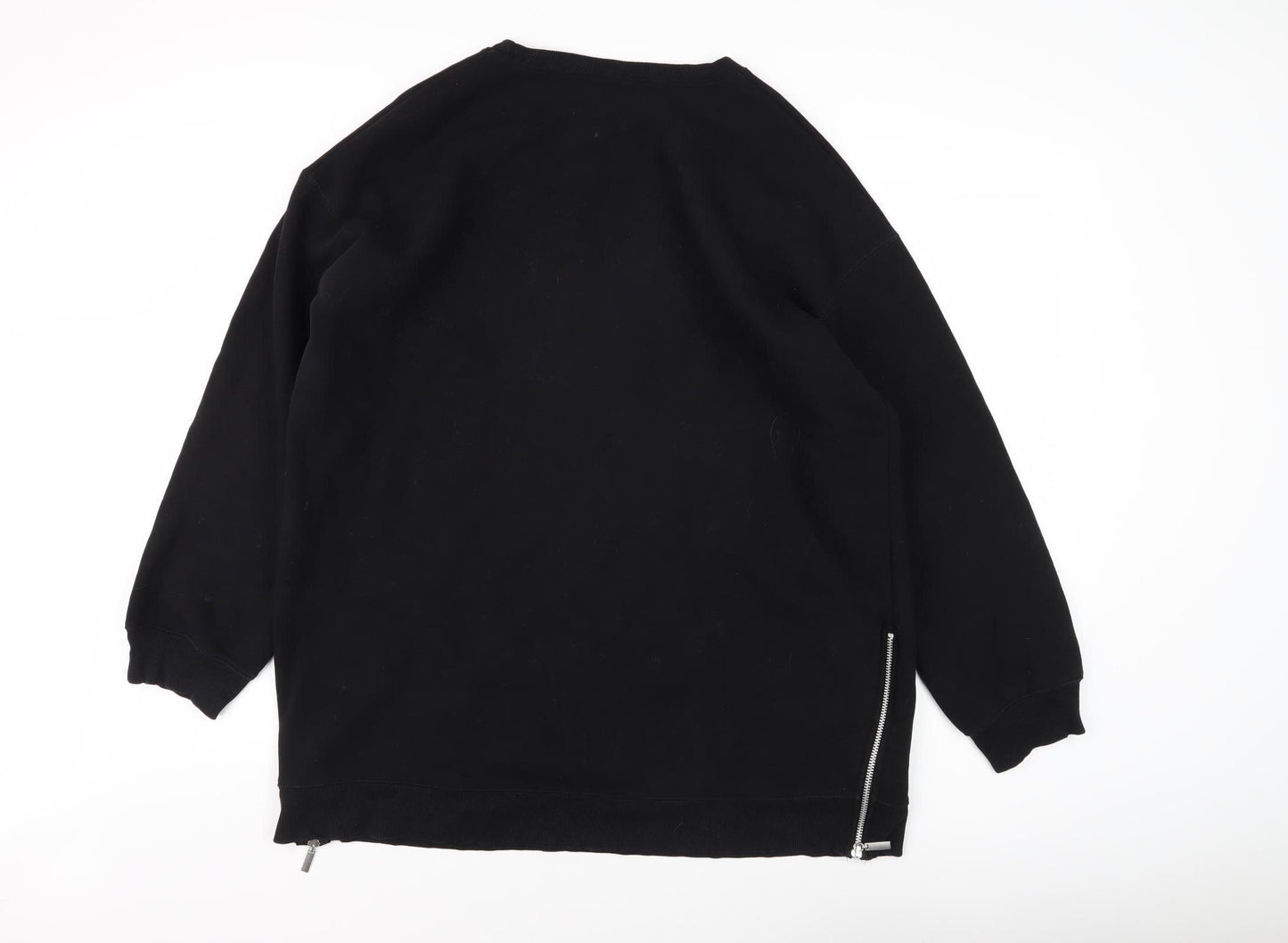 Mint Velvet Women's Black Sweatshirt XL Zip Casual