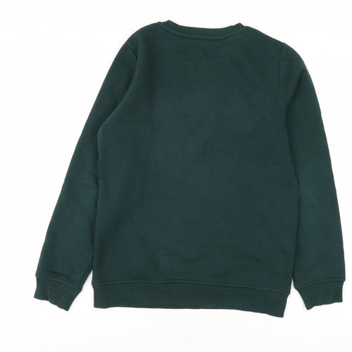 Marvel Boys Green Sweatshirt - Comic Print, 11-12 Years