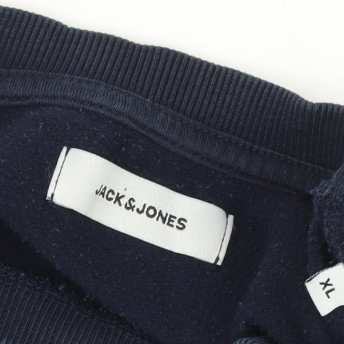 Jack & Jones Men's Blue XL Pullover Sweatshirt