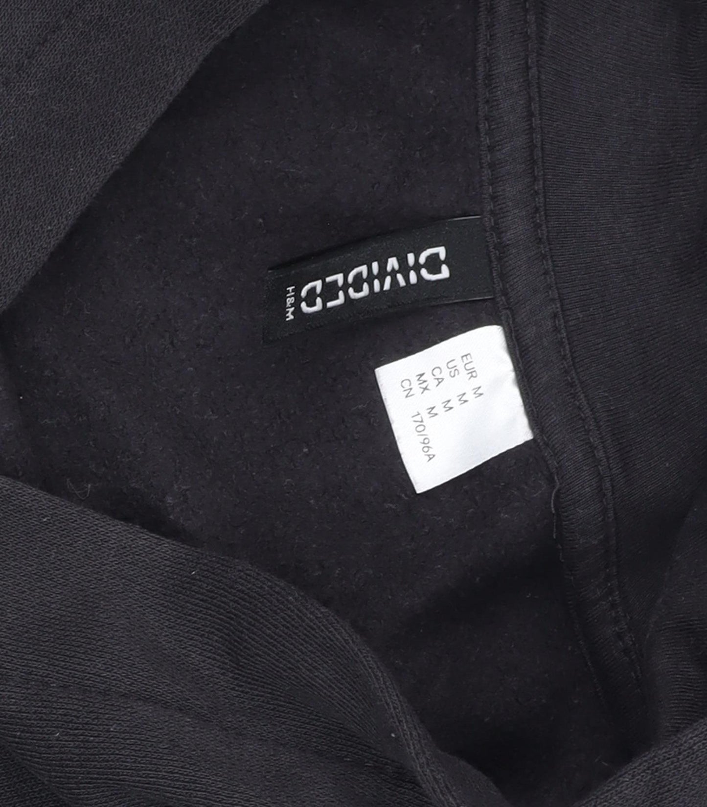 H&M Unisex Black Astrology Graphic Pullover Hoodie M
