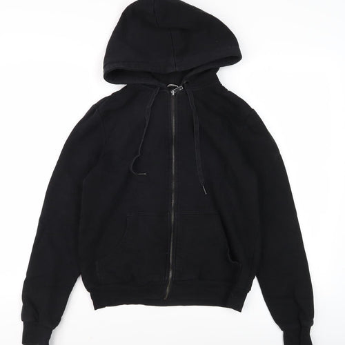 H&M Women's Black XS Full Zip Hoodie Cotton