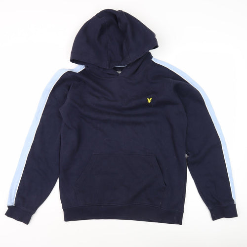 Lyle & Scott Boys Blue Pullover Hoodie 15-16 Years