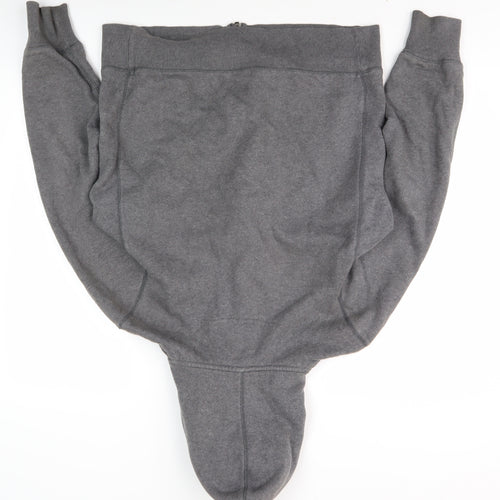 Nike Men's Grey Full Zip Hoodie M