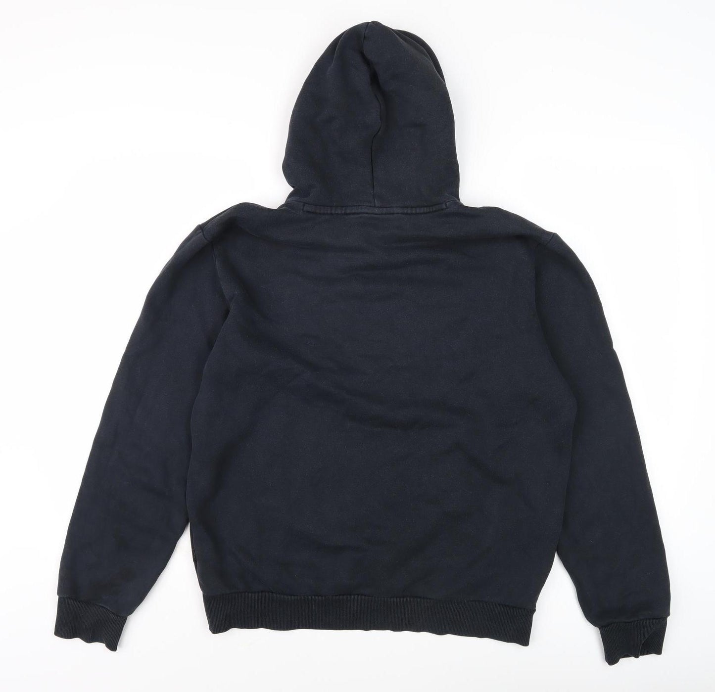 Puma Unisex Black Pullover Hoodie, Size S, Logo Accent