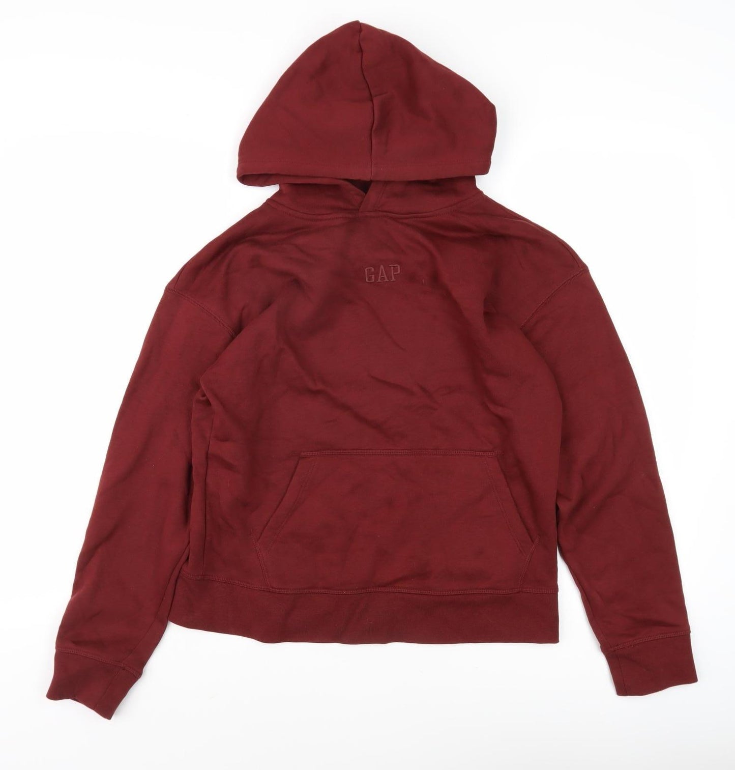 GAP Boys Red Pullover Hoodie L Fleece Casual Winter