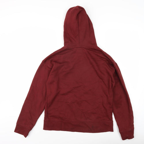 GAP Boys Red Pullover Hoodie L Fleece Casual Winter