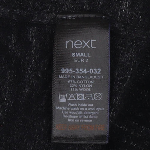 Next Men's Black Collared Jumper Size S