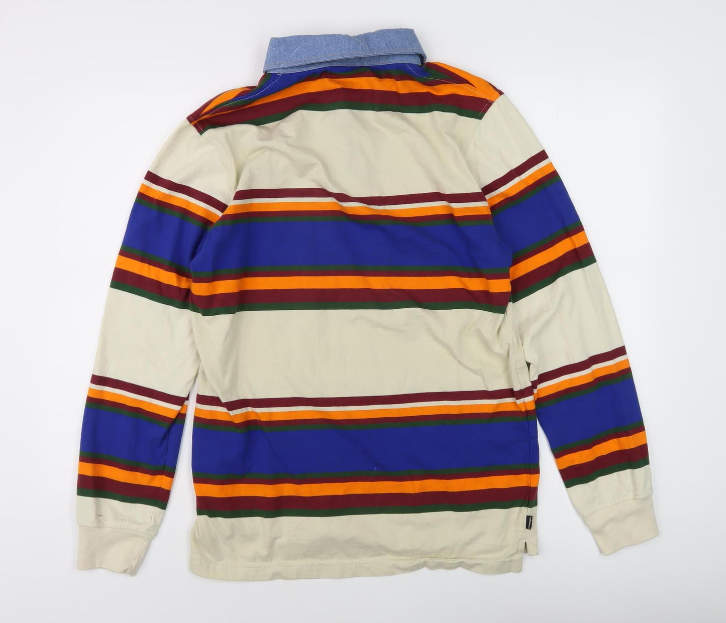 The Hundreds Men's Multicoloured XL Striped Long Sleeve Polo