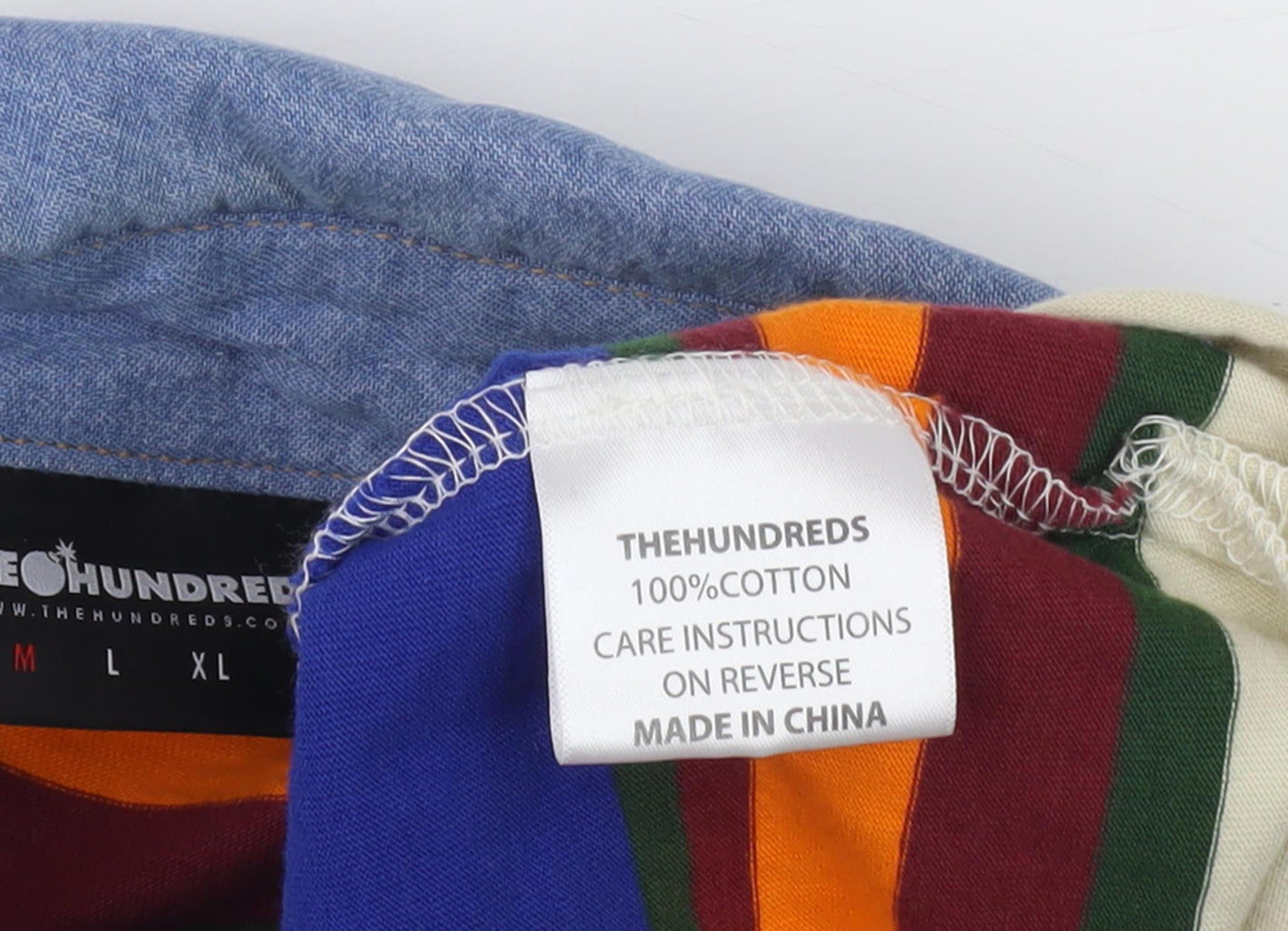 The Hundreds Men's Multicoloured XL Striped Long Sleeve Polo