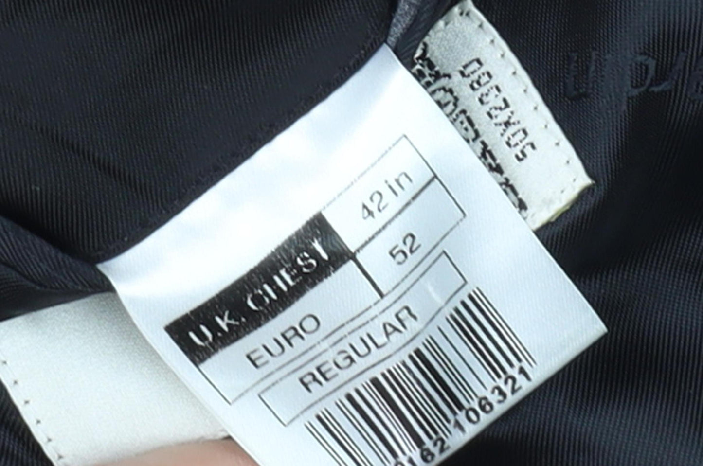 Pierre Cardin Men's Black Wool Blazer Size 42R