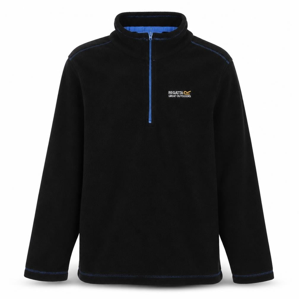Regatta Boys Black 1/2 Zip Sweatshirt 11-12 Years Outdoor