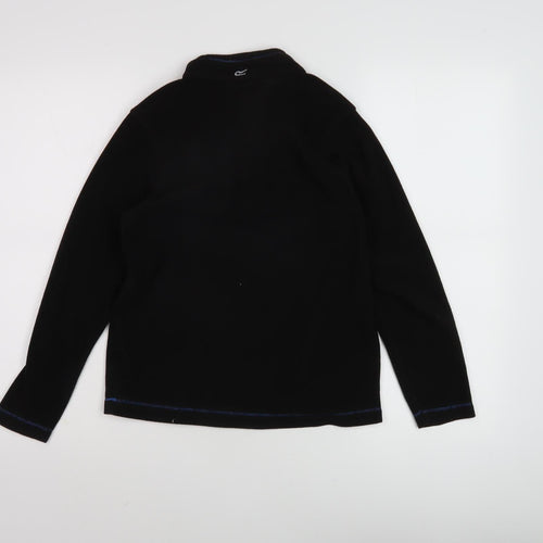 Regatta Boys Black 1/2 Zip Sweatshirt 11-12 Years Outdoor
