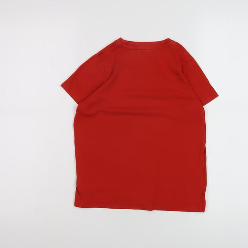 Hot Tuna Boys Red Logo T-Shirt 7-8 Years Casual Short Sleeve