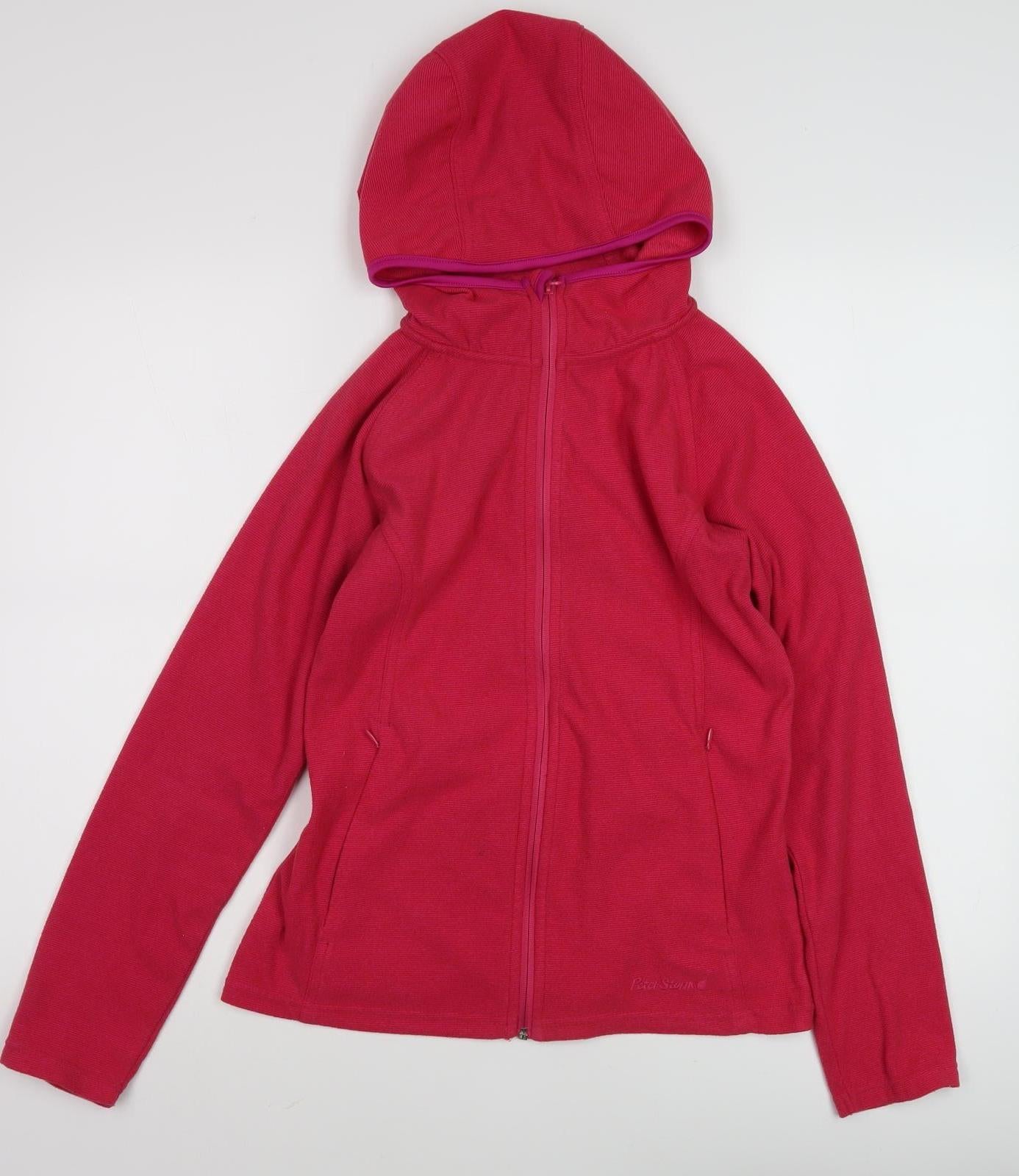 Peter Storm Women's Red Full Zip Hoodie Size 10