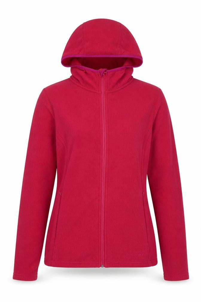 Front view of Peter Storm Women's Red Full Zip Hoodie, size 10