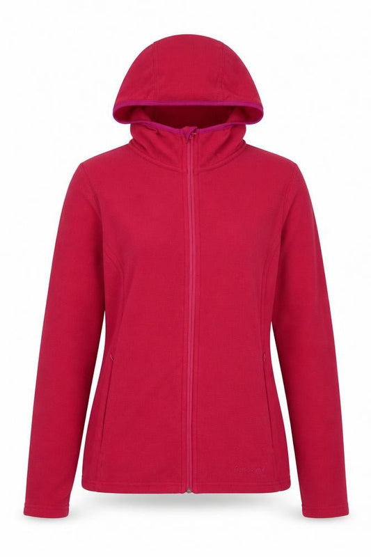 Front view of Peter Storm Women's Red Full Zip Hoodie, size 10