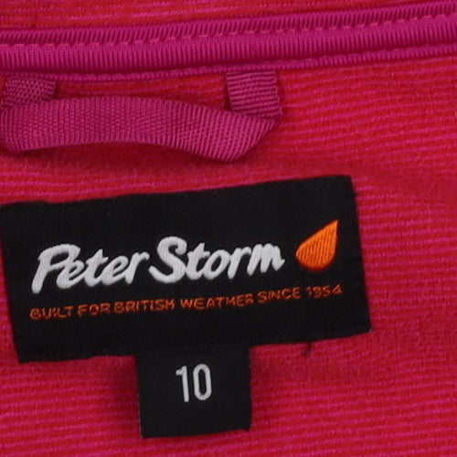 Peter Storm Women's Red Full Zip Hoodie Size 10