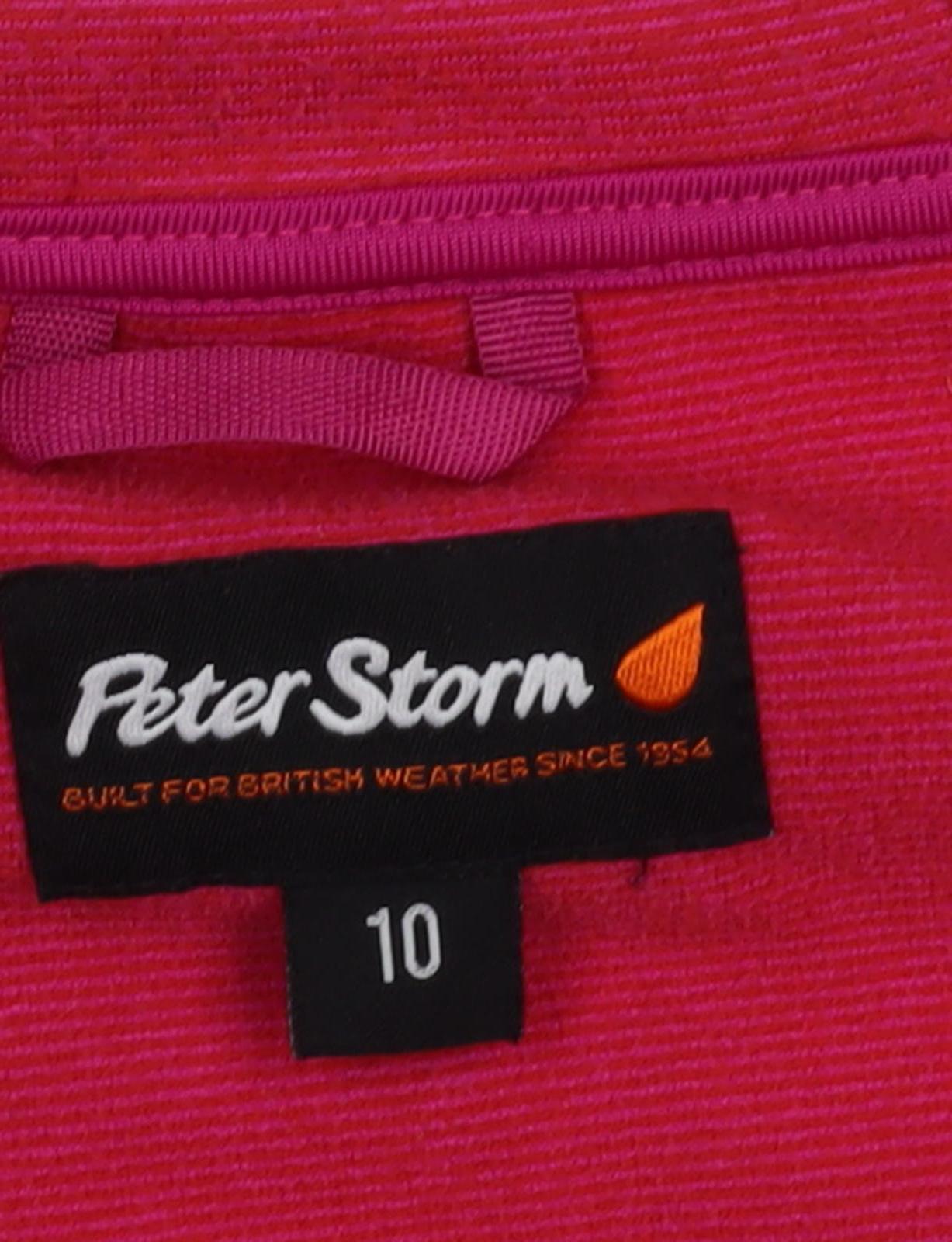 Peter Storm Women's Red Full Zip Hoodie Size 10