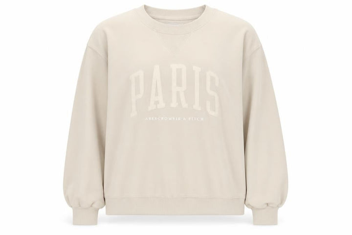 Abercrombie & Fitch Women’s Beige Paris Sweatshirt M
