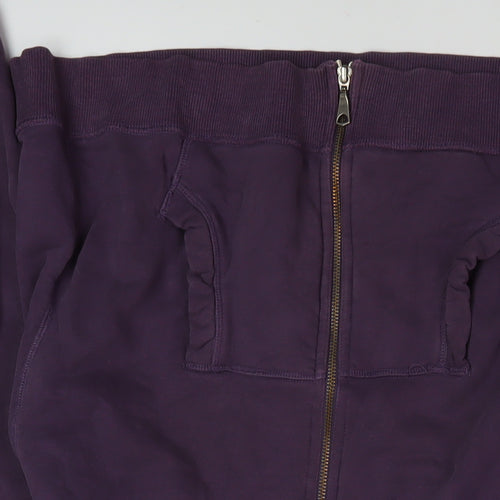 Fat Face Women's Purple Full Zip Hoodie Size 14