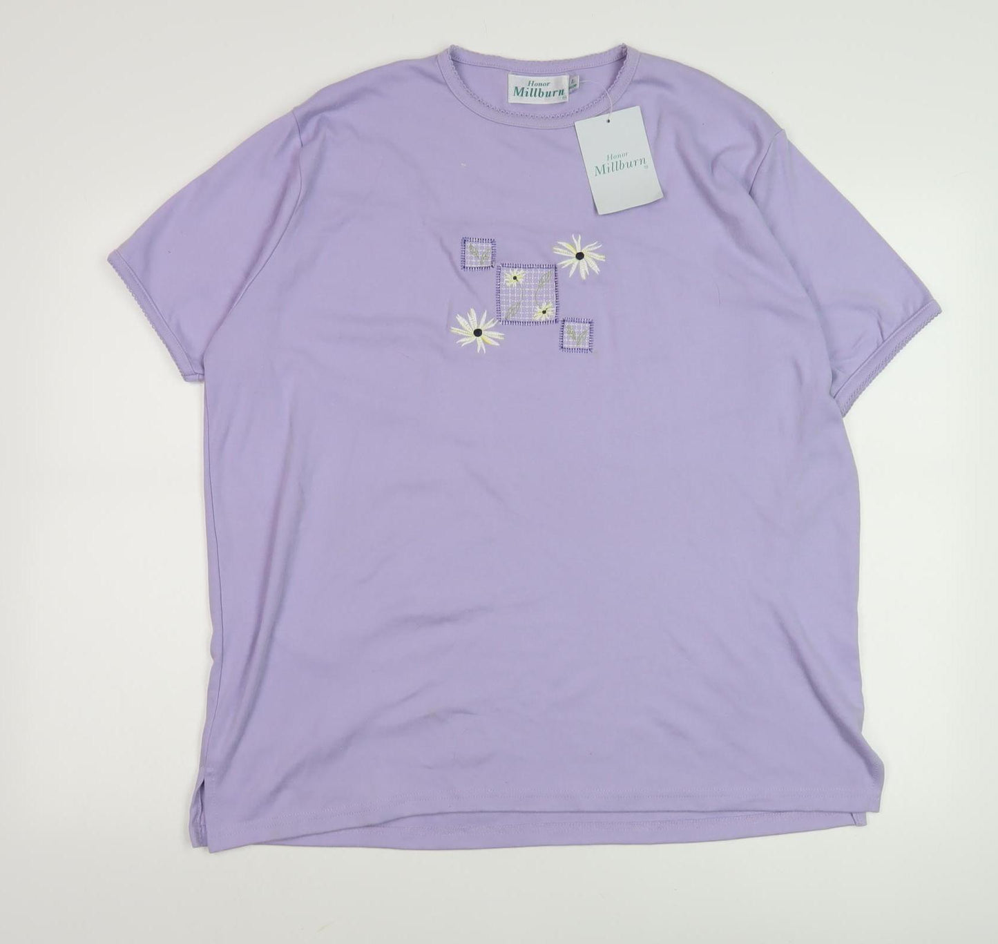 Honor Millburn Women’s Purple L T-Shirt Crew Neck