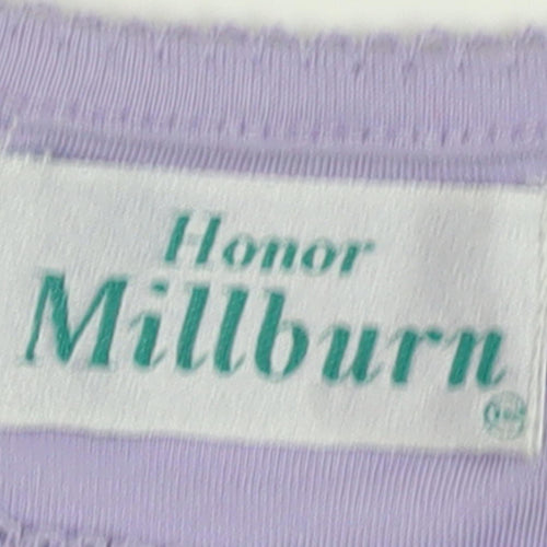 Honor Millburn Women’s Purple L T-Shirt Crew Neck