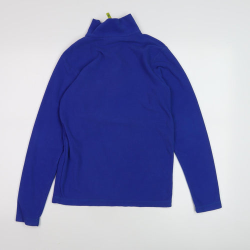 Gelert Boys' Blue Fleece Sweatshirt, 11-12Y, 1/2 Zip