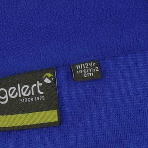 Gelert Boys' Blue Fleece Sweatshirt, 11-12Y, 1/2 Zip