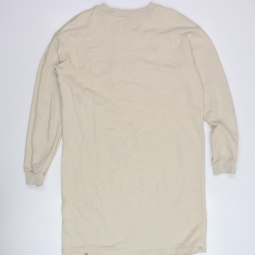 Calvin Klein Beige Logo T-Shirt Dress M