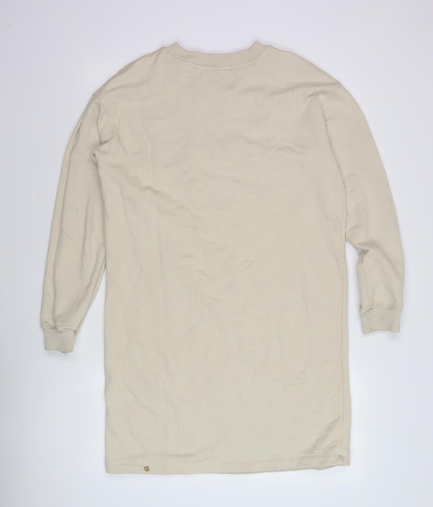 Calvin Klein Beige Logo T-Shirt Dress M