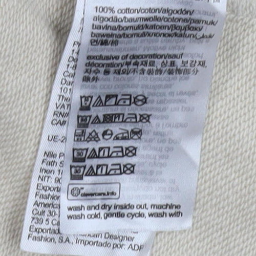 Calvin Klein Beige Logo T-Shirt Dress M