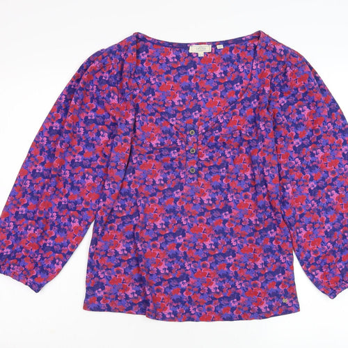 Fat Face Women's Multicoloured Floral Blouse Size 14