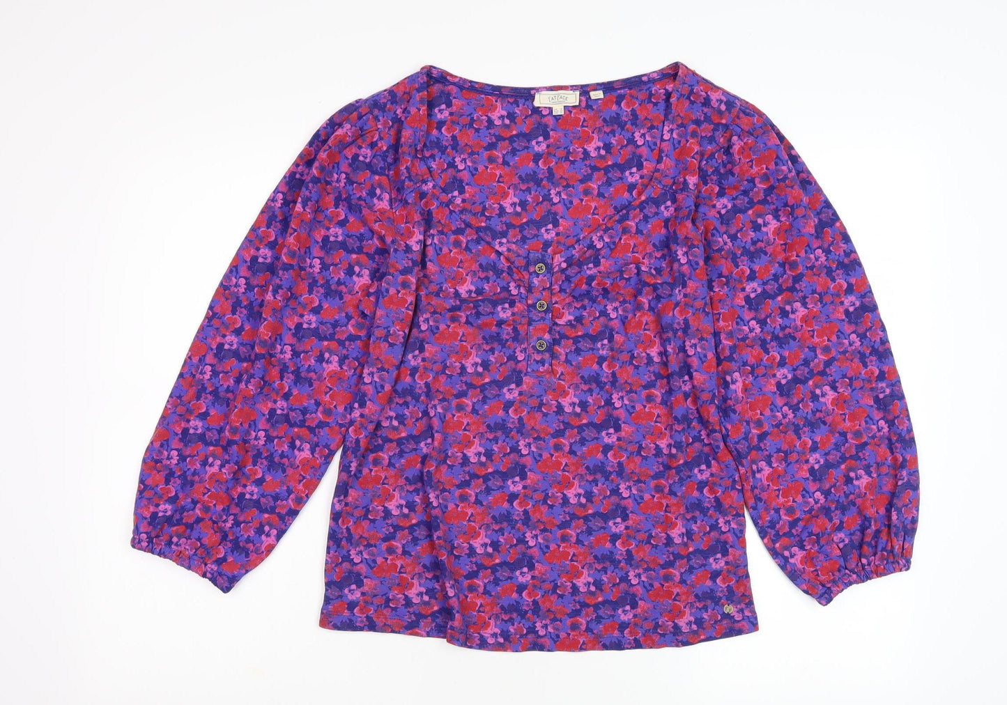 Fat Face Women's Multicoloured Floral Blouse Size 14