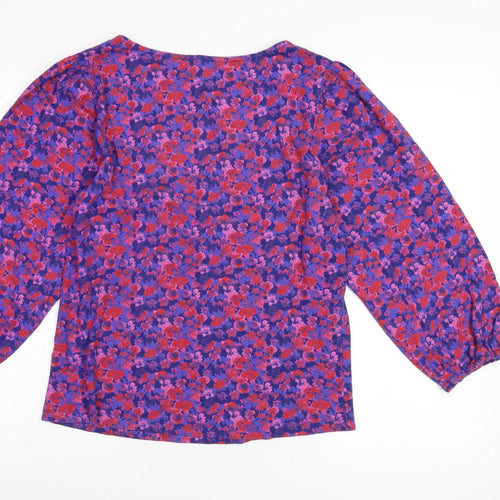 Fat Face Women's Multicoloured Floral Blouse Size 14