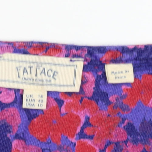 Fat Face Women's Multicoloured Floral Blouse Size 14