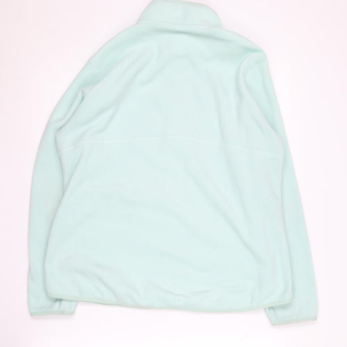 Marks and Spencer Women's Green Fleece Jacket Size 16