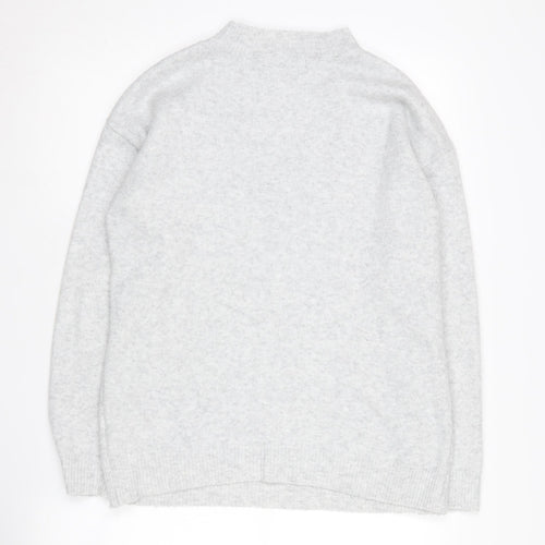 Marks and Spencer Women's Grey Sequin Star Pullover Jumper