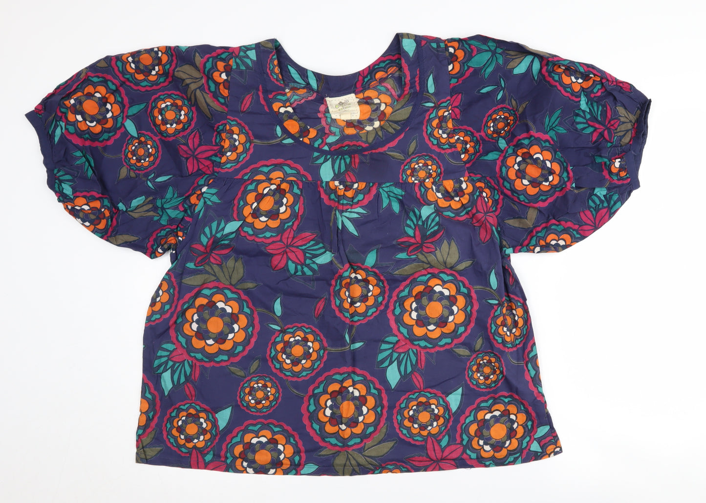 New Look Women's Multicoloured Floral Blouse Size 16