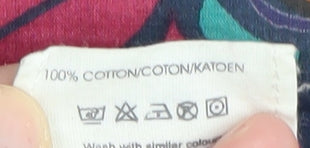 New Look Women's Multicoloured Floral Blouse Size 16