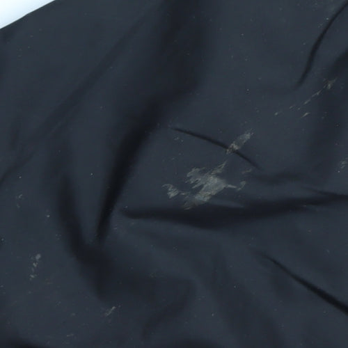 Rhyno Men's Black Reflective Rain Coat Jacket L