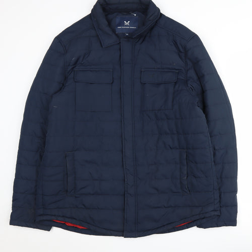 Crew Clothing Company Men's Blue 2XL Puffer Jacket