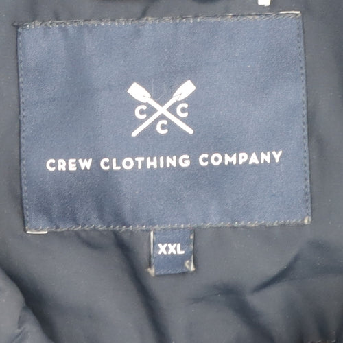 Crew Clothing Company Men's Blue 2XL Puffer Jacket
