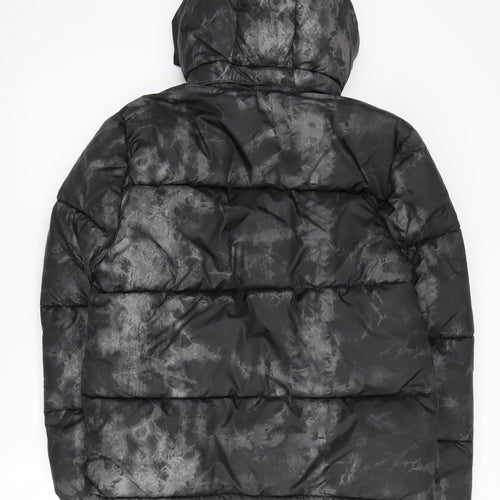 H&M Boys' Black Puffer Jacket 12-13 Years Winter