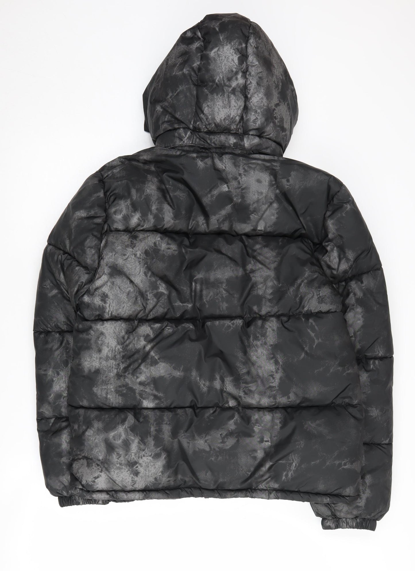 H&M Boys' Black Puffer Jacket 12-13 Years Winter