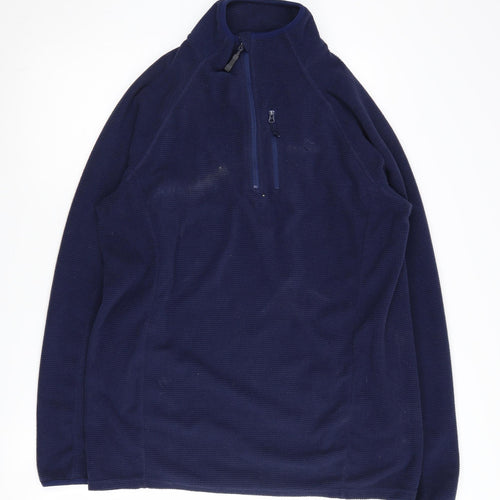 Peter Storm Men's Blue Pullover Fleece Sweatshirt M