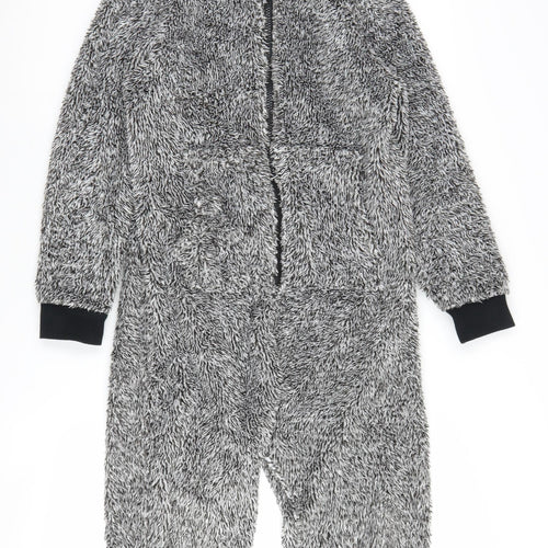 Next Boys Grey Hooded Fleece Onesie 9 Years