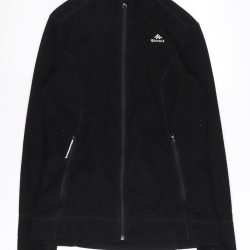 Quechua Women's Black Fleece Jacket M Outdoor